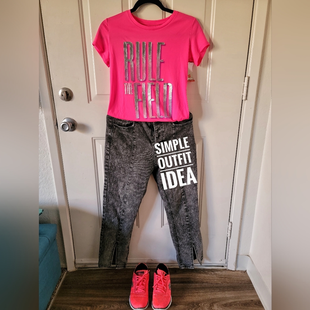 T-shirt, Hanes sport, new, pink. Rule the field - Picture 7 of 7